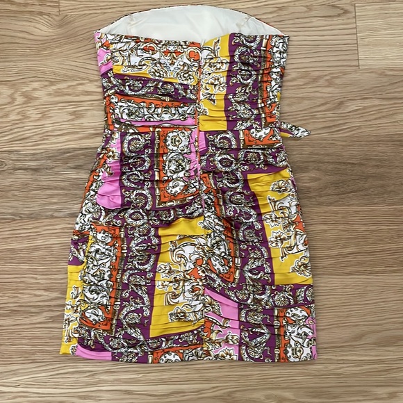 Mango Donna Colorful Mini Bandeau Dress - Picture 6 of 7